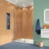 Crosswater 'Gallery 10' Recess With Hinged Deflector | OFB 1 Crosswater 'Gallery 10' Recess With Hinged Deflector | OFB -UK Bathroom Supplies Sales Store 3 gallery 10 polished stainless steel recess with hinged deflector w900 h900 1