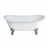 Clearwater Batello Bath | Gloss White | Old Fashioned Bathrooms -UK Bathroom Supplies Sales Store Batello CO