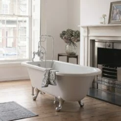 Burlington Blenheim Single Ended Bath With Standard Feet - 1690mm | Old Fashioned Bathrooms