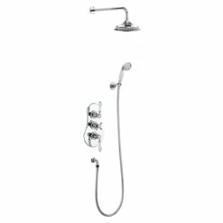 Burlington Severn Thermostatic Two Outlet Concealed Shower
