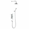 Burlington Trent Thermostatic Two Outlet Concealed Shower Valve -UK Bathroom Supplies Sales Store Burlington Trent Thermostatic Two Outlet Concealed Shower Valve Fixed Shower Arm Handset Holder with Hose with rose