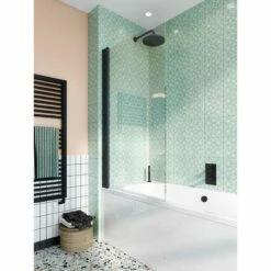 Design 8 Single Panel | Old Fashioned Bathrooms -UK Bathroom Supplies Sales Store Design 8 Single Panel black