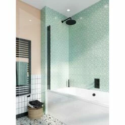 Design 8 Single Panel | Old Fashioned Bathrooms -UK Bathroom Supplies Sales Store Design 8 Single Panel black open