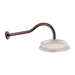Liberty Brass Curved Shower Arm By Old Fashioned Bathrooms