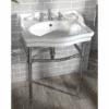 Loxley 650mm Basin With Stand | Old Fashioned Bathrooms -UK Bathroom Supplies Sales Store Loxley 65cm Classic Basin on washstand
