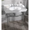 Loxley 860mm Basin With Stand | Old Fashioned Bathrooms -UK Bathroom Supplies Sales Store Loxley Classic 85cm Basin on washstand