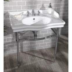 Loxley 860mm Basin With Stand | Old Fashioned Bathrooms