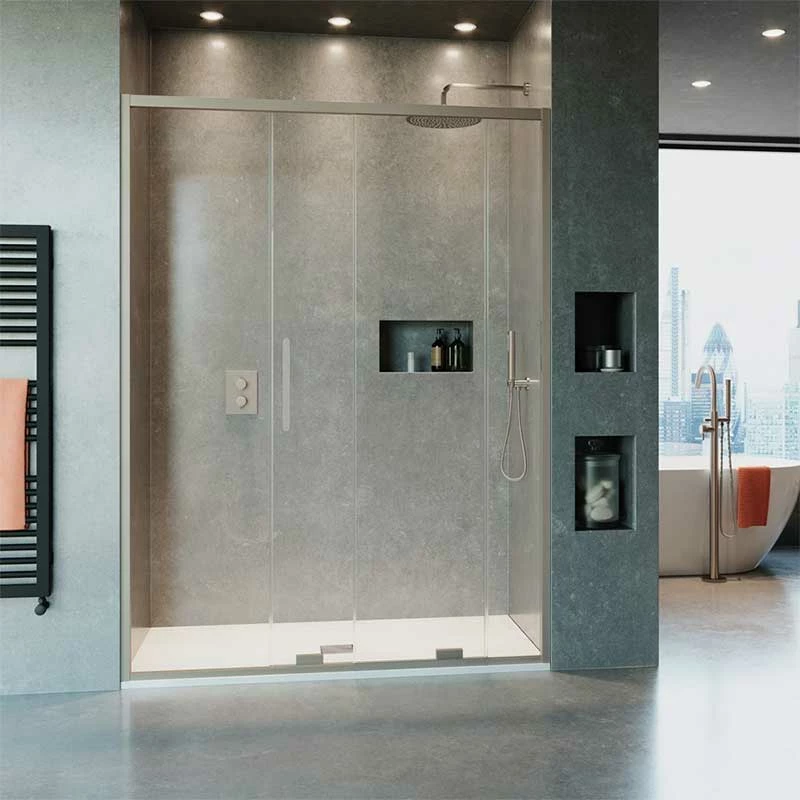 Crosswater 'Optix 10' Single Sliding Door | Old Fashioned Bathrooms 4 Crosswater 'Optix 10' Single Sliding Door | Old Fashioned Bathrooms - Image 2