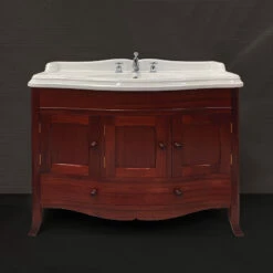 Old England Princess Vanity Unit With Large Console Basin