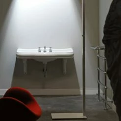 Retro 100cm Console Basin On Ceramic Brackets | OFB -UK Bathroom Supplies Sales Store Retro 100 Console on Brackets