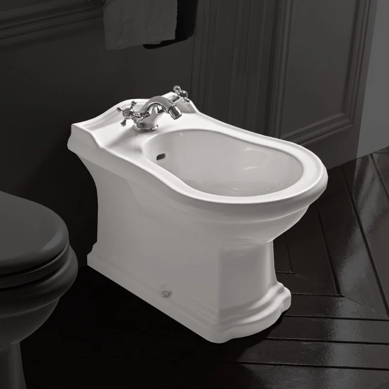 Retro Back-To-Wall Bidet | Old Fashioned Bathrooms 3 Retro Back-To-Wall Bidet | Old Fashioned Bathrooms