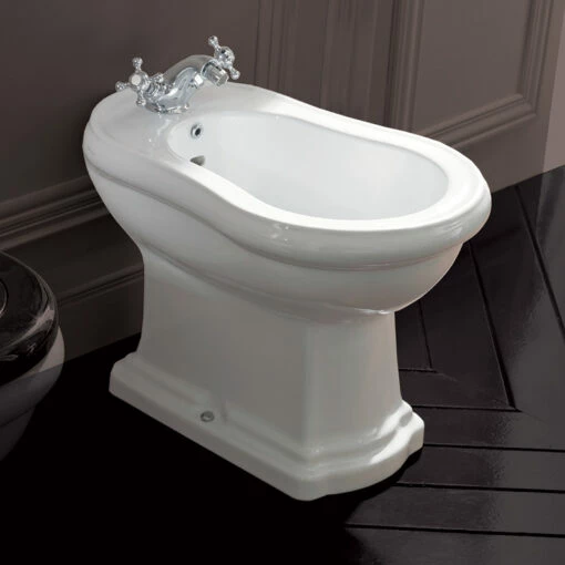 Continental Style Retro Bidet Finished In Brilliant White | OFB 1 Continental Style Retro Bidet Finished In Brilliant White | OFB -UK Bathroom Supplies Sales Store Retro Bidet 1