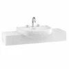 Riviera 580mm Semi Inset Basin | Old Fashioned Bathrooms -UK Bathroom Supplies Sales Store Riviera 580mm Semi Inset Basin