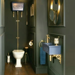 Thomas Crapper Bentham Cloakroom Basin - 3 Finishes Available | Old Fashioned Bathrooms -UK Bathroom Supplies Sales Store Thomas Crapper Bentham Basin Roomset