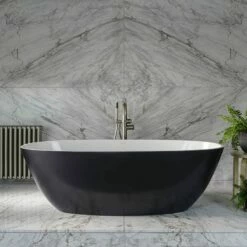 Victoria + Albert Barcelona Bath 1500 - Double Ended 1500mm | Old Fashioned Bathrooms -UK Bathroom Supplies Sales Store Victoria Albert Barcelona2 Freestanding Modern Roll Top Bath Image1