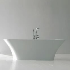 Victoria + Albert Ravello Bath - Doubled Ended 1743mm | Old Fashioned Bathrooms -UK Bathroom Supplies Sales Store Victoria Albert Ravello Freestanding Modern Roll Top Bath Image2