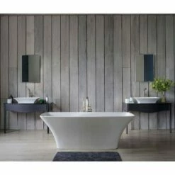 Victoria + Albert Ravello Bath - Doubled Ended 1743mm | Old Fashioned Bathrooms -UK Bathroom Supplies Sales Store Victoria Albert Ravello Freestanding Modern Roll Top Bath Image3