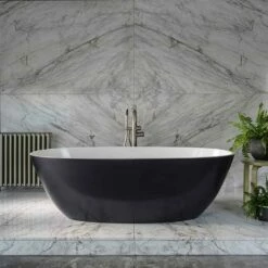 Victoria + Albert Terrassa Oval Bath | Old Fashioned Bathrooms -UK Bathroom Supplies Sales Store Victoria Albert Terassa Freestanding Modern Roll Top Bath Image2