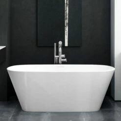 Victoria + Albert Vetralla 1500 Bath - Double Ended 1493mm | Old Fashioned Bathrooms -UK Bathroom Supplies Sales Store Victoria Albert Vetralla Freestanding Modern Roll Top Bath Image1