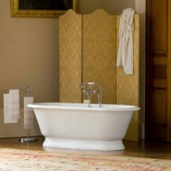 Victoria + Albert York Bath - Double Ended 1741mm | Old Fashioned Bathrooms 11 Victoria + Albert York Bath - Double Ended 1741mm | Old Fashioned Bathrooms -UK Bathroom Supplies Sales Store Victoria Albert York Freestanding Traditional Roll Top Bath Image2