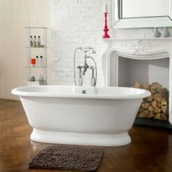 Victoria + Albert York Bath - Double Ended 1741mm | Old Fashioned Bathrooms 10 Victoria + Albert York Bath - Double Ended 1741mm | Old Fashioned Bathrooms -UK Bathroom Supplies Sales Store Victoria Albert York Freestanding Traditional Roll Top Bath Image3