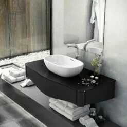 Victoria Albert Barcelona 55 Basin By Old Fashioned Bathrooms -UK Bathroom Supplies Sales Store Victoria Albert Barcelona 55cm Basin Image3