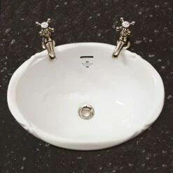 Victorian Inset Vanity Basin | Old Fashioned Bathrooms