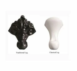 Burlington Blenheim Single Ended Bath With Standard Feet - 1690mm | Old Fashioned Bathrooms -UK Bathroom Supplies Sales Store bath legs 3