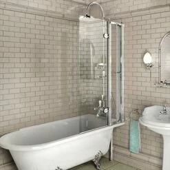 Bath Screen With Access Panel | Old Fashioned Bathrooms