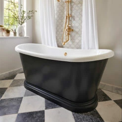 BC Designs Acrylic Boat Bath | Old Fashioned Bathrooms -UK Bathroom Supplies Sales Store bc designs acryclic boat bath 1