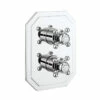 Belgravia Crosshead Thermostatic Shower Valve - 3 Outlets | OFB -UK Bathroom Supplies Sales Store belgravia crossbox trimset 1 chrome