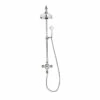 Belgravia Thermostatic Exposed Shower With Riser Bracket | OFB -UK Bathroom Supplies Sales Store belgravia exposed chrome shower kit