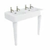 Burlington Arcade 1200mm Basin With Ceramic Console Legs 1 Burlington Arcade 1200mm Basin With Ceramic Console Legs -UK Bathroom Supplies Sales Store burlington arcade 1200mm ceramic legs nickel