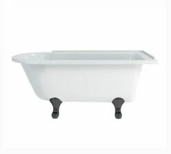 Burlington Hampton 150cm Right Handed Showering Bath With Standard Feet | Old Fashioned Bathrooms -UK Bathroom Supplies Sales Store burlington hampton showering 150cm bath rh 3