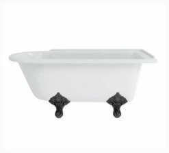 Burlington Hampton 150cm Right Handed Showering Bath With Standard Feet | Old Fashioned Bathrooms -UK Bathroom Supplies Sales Store burlington hampton showering 150cm bath rh 4