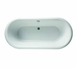 Burlington London Round Double Ended Bath - 1800mm | Old Fashioned Bathrooms -UK Bathroom Supplies Sales Store burlington london round soaking tub 2