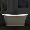 Hurlingham Caravel Bateau Cast Iron Bath 1675mm | Old Fashioned Bathrooms -UK Bathroom Supplies Sales Store caravel bateau farrow ball charleston gray