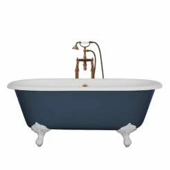 Cast Iron Small Double Ended Bath 1530mm | Old Fashioned Bathrooms -UK Bathroom Supplies Sales Store cast iron small double ended bath image1
