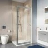 Crosswater 'Clear 6' Infold Door & (Optional) Side Panel -UK Bathroom Supplies Sales Store clear 6 infold door with side panel w900 h900