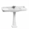 Burlington Edwardian 120cm Basin With Classic Pedestal | OFB -UK Bathroom Supplies Sales Store edwardian 120cm basin