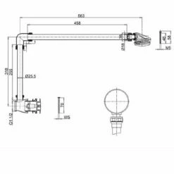 Burlington Exposed Bath Overflow Click-clack Waste | OFB -UK Bathroom Supplies Sales Store exposed bath overflow clickclack2