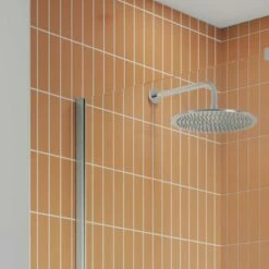 Crosswater 'Gallery 10' Corner With Fixed Deflector | 3 Finishes Available -UK Bathroom Supplies Sales Store gallery 10 polished stainless steel wall profile