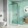 Crosswater Infinity 8 Hinged Door & Optional Side Panel -UK Bathroom Supplies Sales Store infinity 8 hinged door with side panel w900 h900