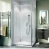 Crosswater 'Kai 6' Single Sliding Door & (Optional) Side Panel -UK Bathroom Supplies Sales Store kai single sliding door with side panel w900 h900