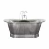 The Normandy Nickel Plated Interior & Exterior Bateau Bath | Suffolk 2 The Normandy Nickel Plated Interior & Exterior Bateau Bath | Suffolk -UK Bathroom Supplies Sales Store normandy nickel bath 3