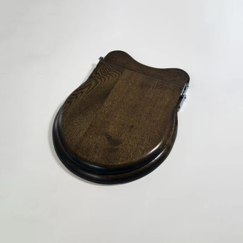 Traditional Dark Oak Sandringham Toilet Seat | Traditional Bathroom 3 Traditional Dark Oak Sandringham Toilet Seat | Traditional Bathroom