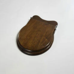Sandringham Toilet Seat, Walnut | Old Fashioned Bathrooms