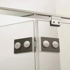 Crosswater 'Svelte 8' Hinged Door & (Optional) Side Panel -UK Bathroom Supplies Sales Store svelte hinged top hinge open w900 h900