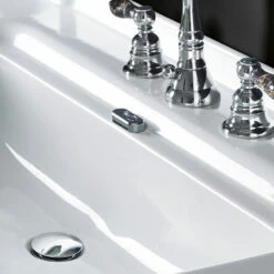 Waldorf 150cm Basin & Cabinet | Old Fashioned Bathrooms -UK Bathroom Supplies Sales Store tap overflow 2