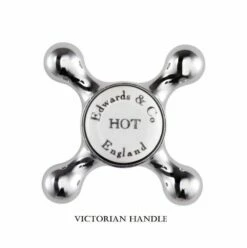 Edwards & Co Traditional Exposed Shower Valve – 2 Outlets - Old Fashioned Bathrooms -UK Bathroom Supplies Sales Store traditional taps edwards and co tap handles 3 1